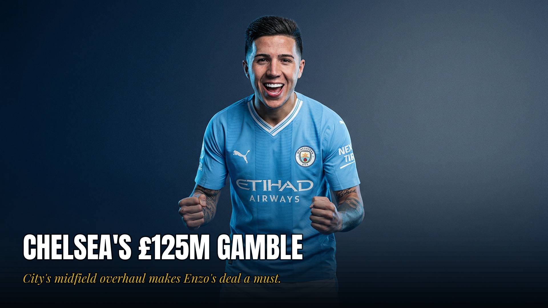 Cover graphic for "Enzo Fernández Breaking Records? More Like Balancing the Books"