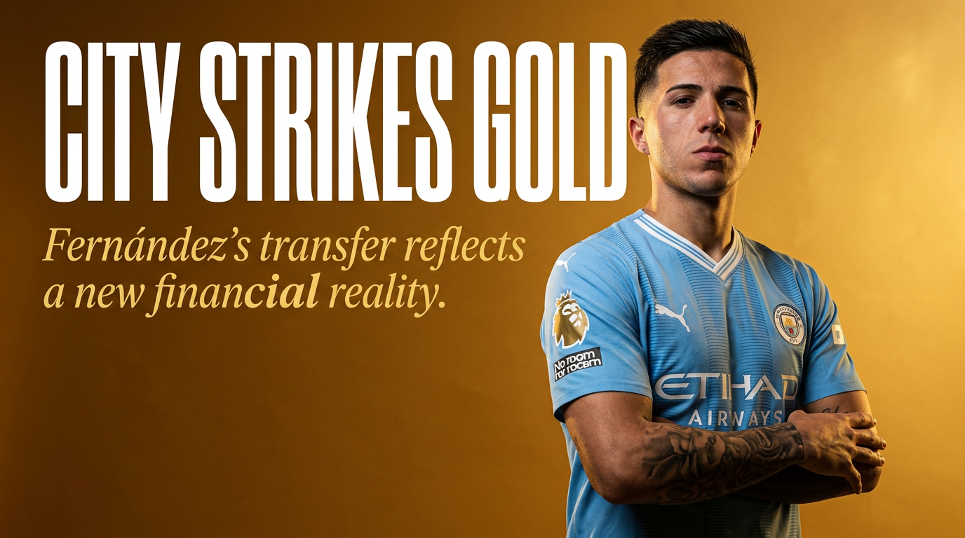 Cover graphic for "The £100m Transfer Craze Isn't Inflation—It's the New Strategic Advantage"