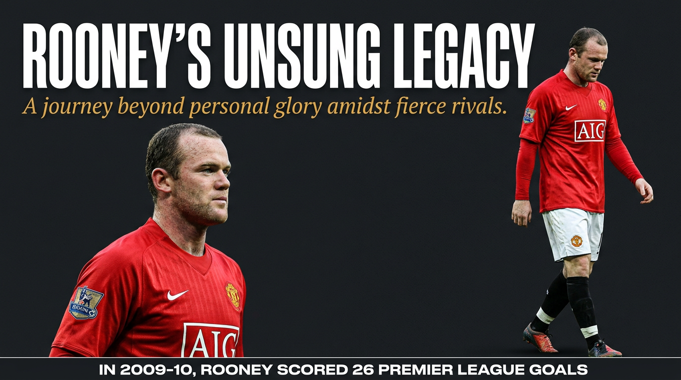 Cover graphic for "Wayne Rooney's Golden Boot Absence: The Competitive Duel That Defined His Elite Legacy"